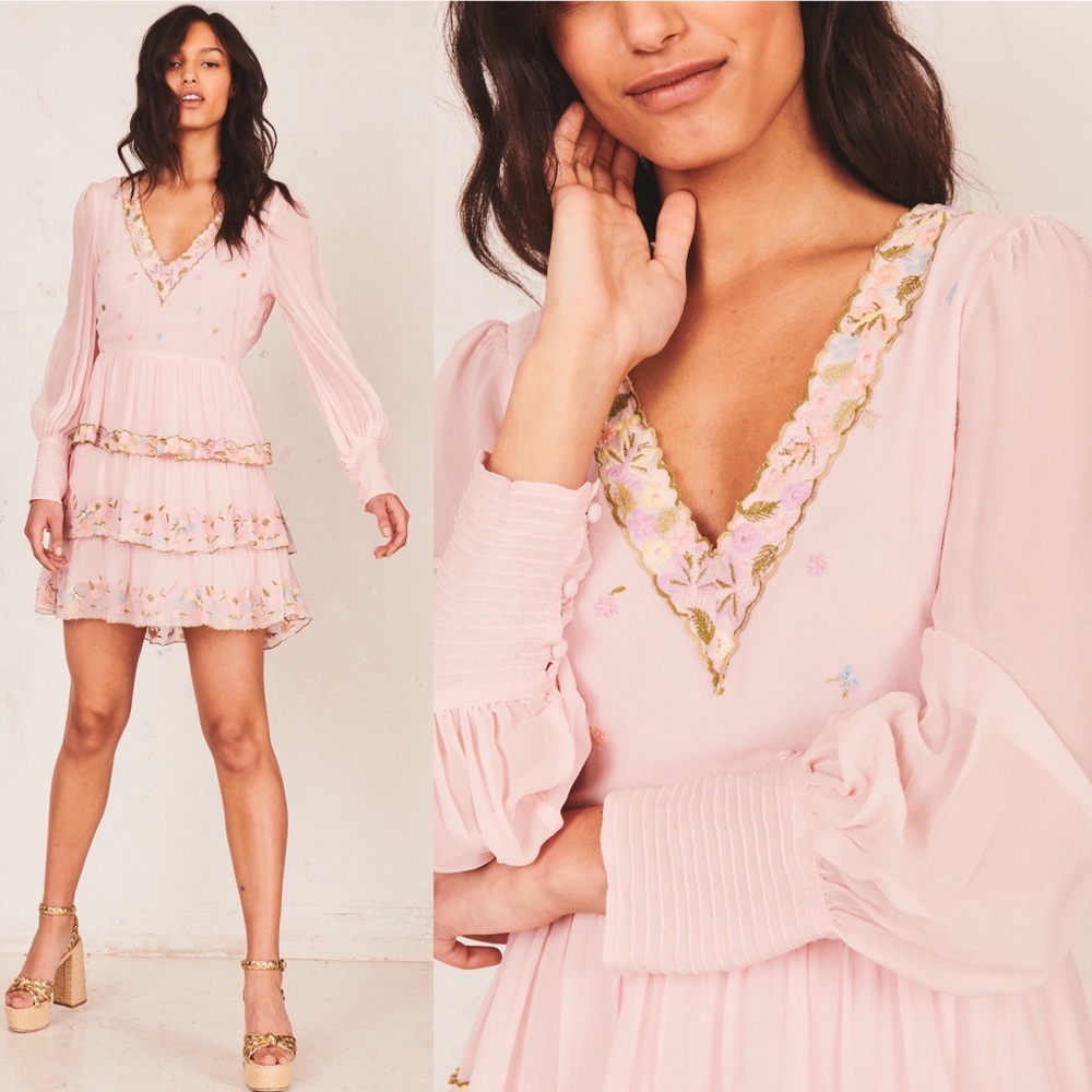NWT LoveShackFancy Paris Dress - Picture 2 of 12